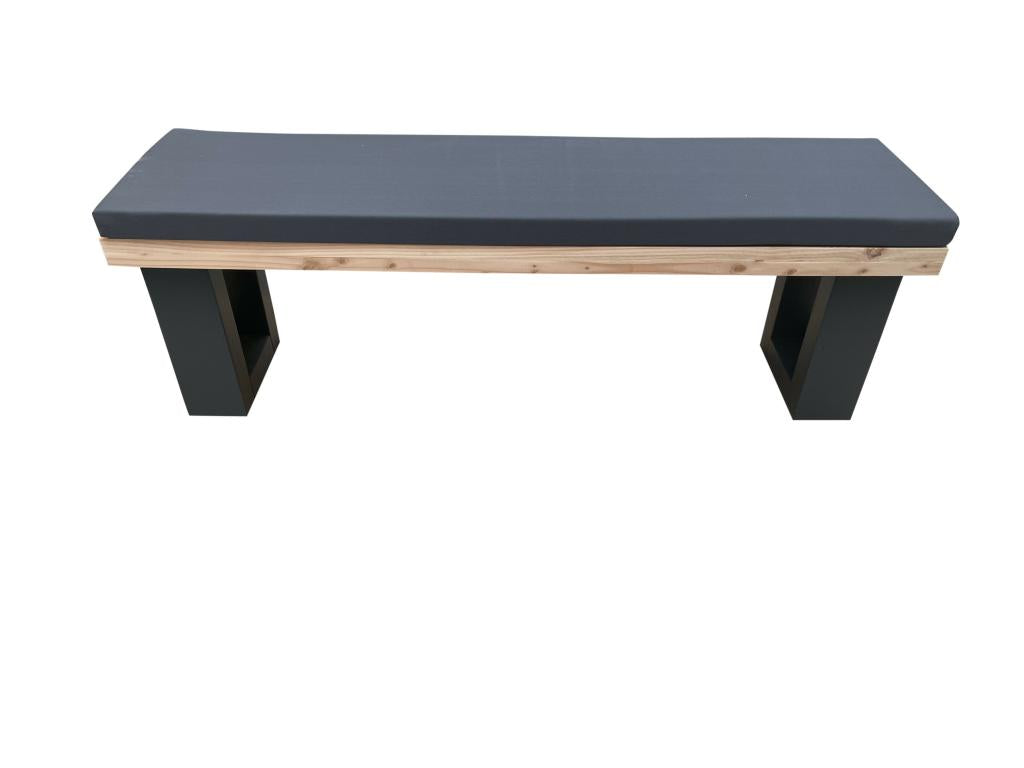 170 x 38 x 40 cm Garden Bench Solid Wood Brown