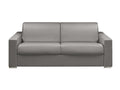 214 x 223 x 99 cm Sleeper Sofa Wood Metal Gray