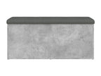 102 x 42 x 45 cm Bench Wood Concrete Finish Gray