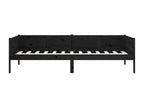 90 x 190 cm Bed Wood Black