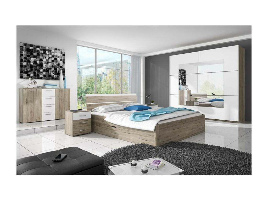 220 x 61 x 210 cm Wardrobe 2-door Wood Brown