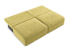 102 x 216 x 79 cm Sleeper Sofa Wood Green