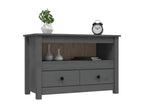 79 x 35 x 52 cm TV Stand Wood Gray