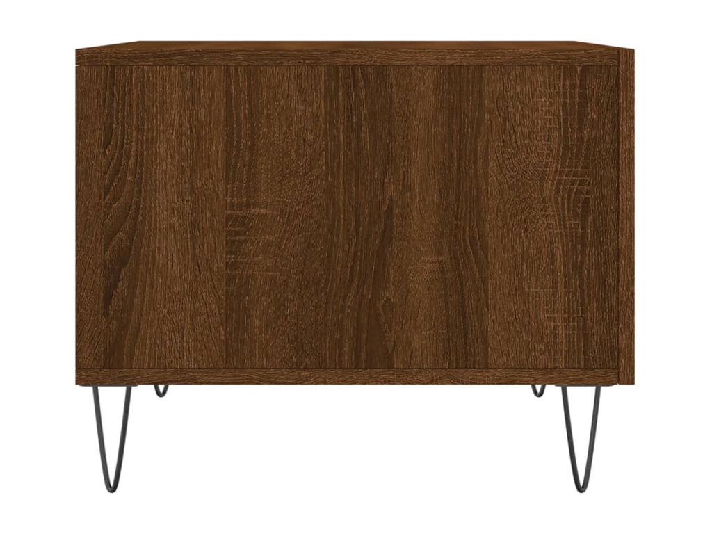 50 x 50 x 40 cm Coffee Table Wood Brown