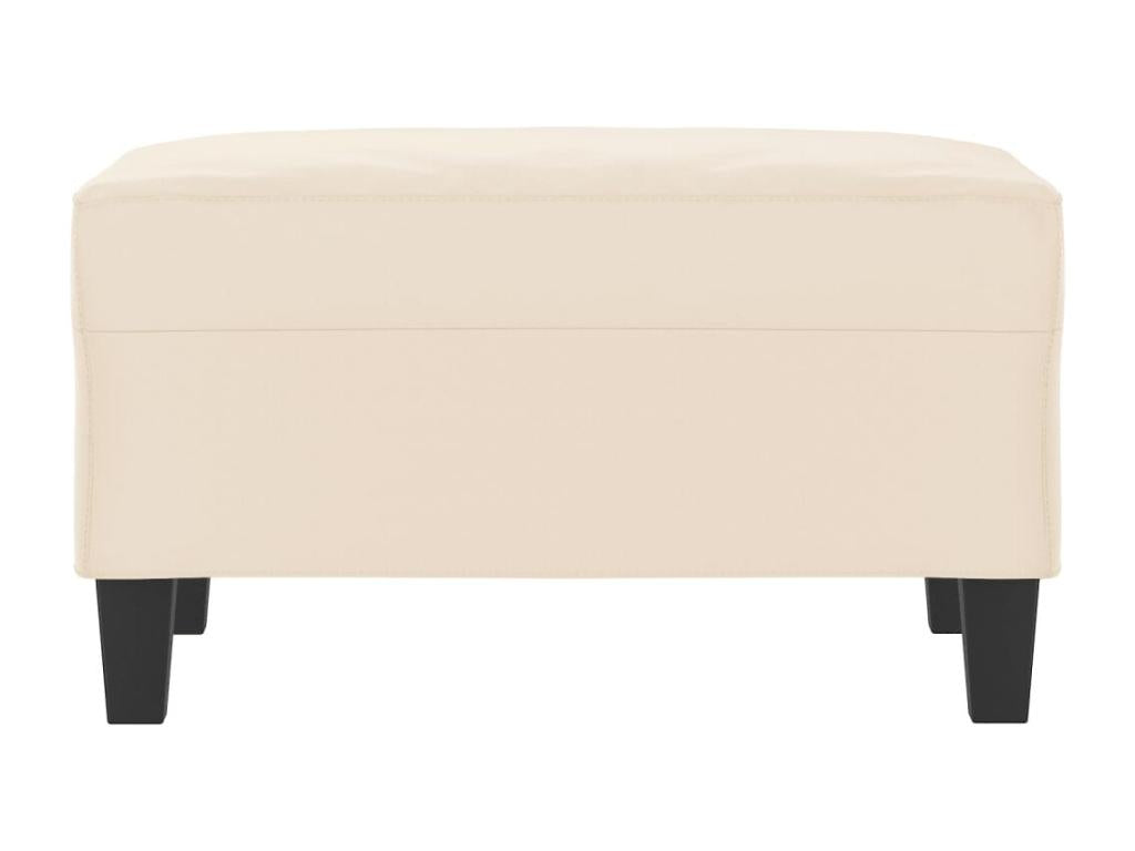 70 x 55 x 41 cm Footstool Fabric Beige