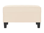 70 x 55 x 41 cm Footstool Fabric Beige