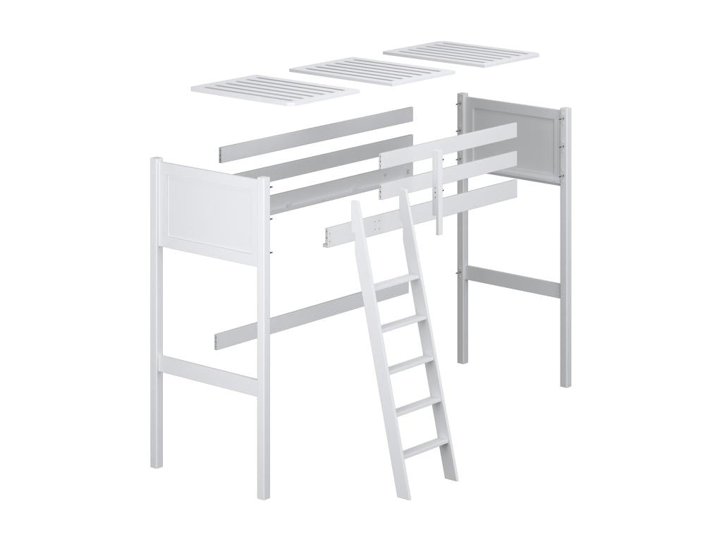 100 x 190 cm Bed Wood Brown