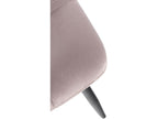 45 x 54 x 83 cm Chair Velvet Metal Pink