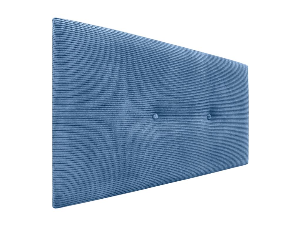 110 x 60 cm Bed Velvet Blue