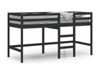 80 x 200 cm Bed without Mattress Wood Black
