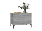 60 x 44 cm Coffee Table Wood Gray