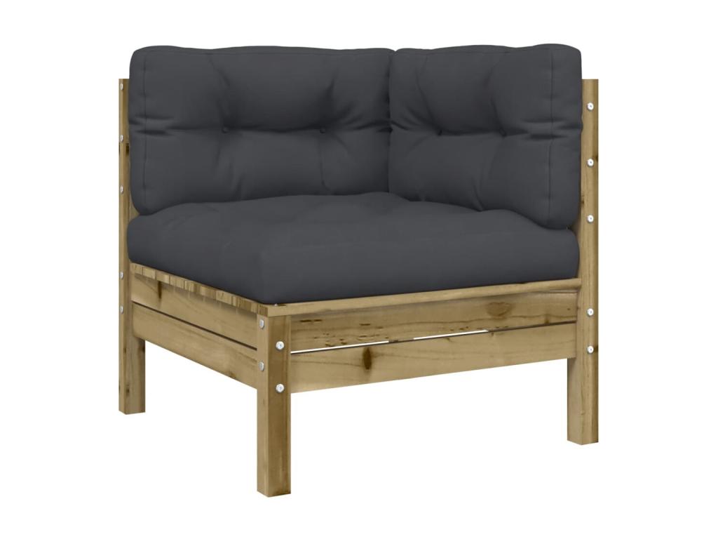 65 x 65 x 75 cm Patio Furniture Set 8-piece Wood Resin Brown