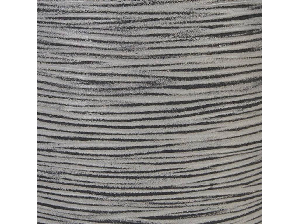 43 x 41 cm Planter Wood Charcoal Gray