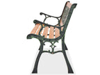 61 x 63 x 60 cm Garden Bench Wood Light Natural