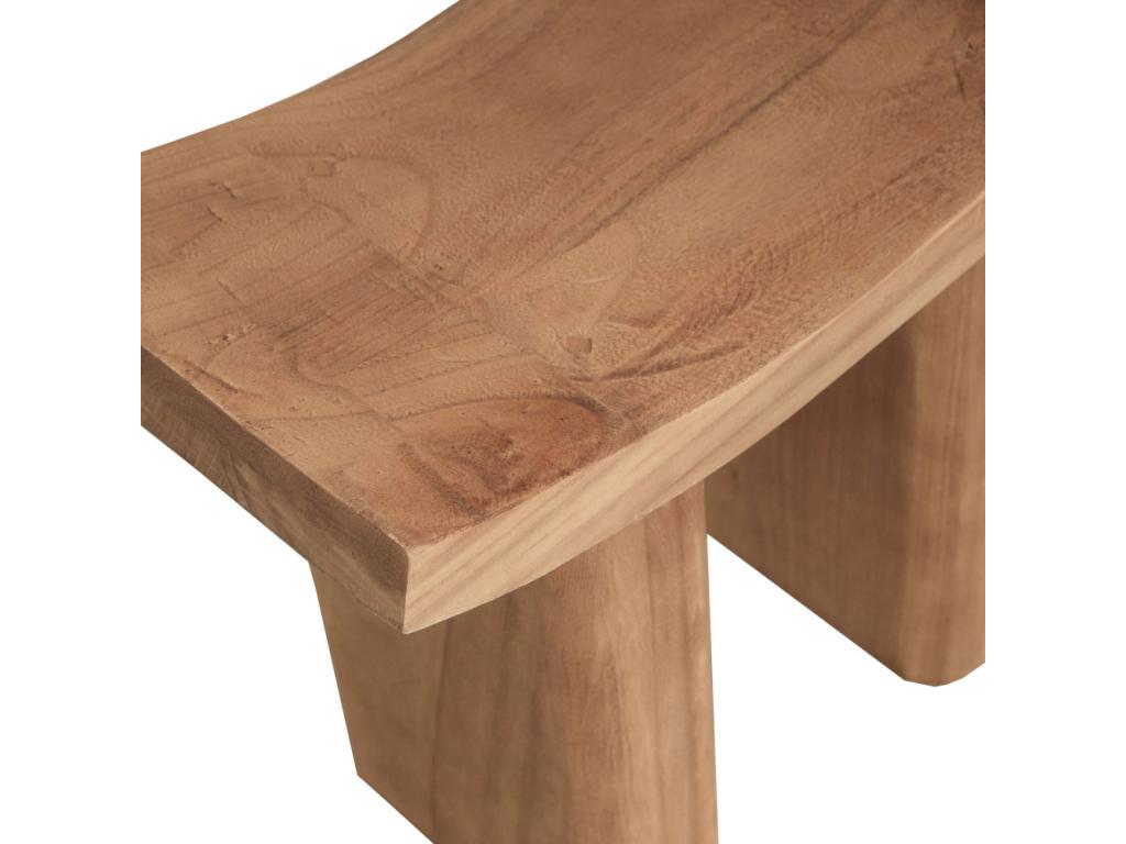 50 x 25 x 45 cm Stool Wood Light Natural