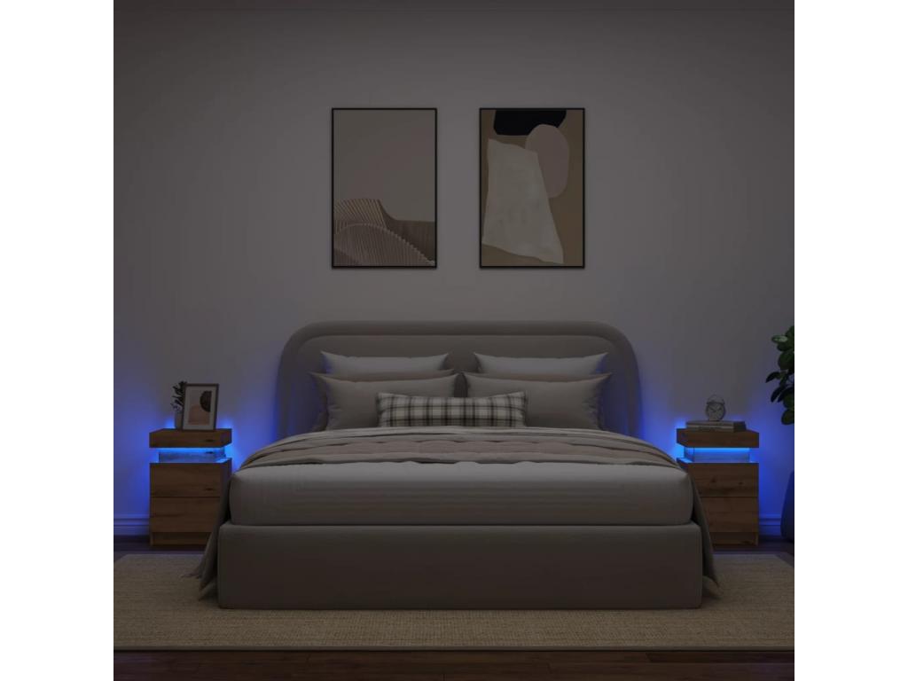 Nightstand Wood Brown