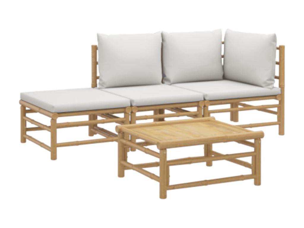 69 x 69 x 65 cm Patio Furniture Set Wood Brown