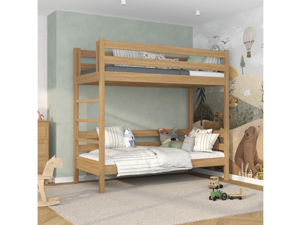 100 x 180 cm Bed Light Natural