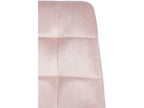 45 x 54 x 83 cm Chair Velvet Metal Pink