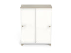 80 x 35 x 101 cm Sideboard 2-door White