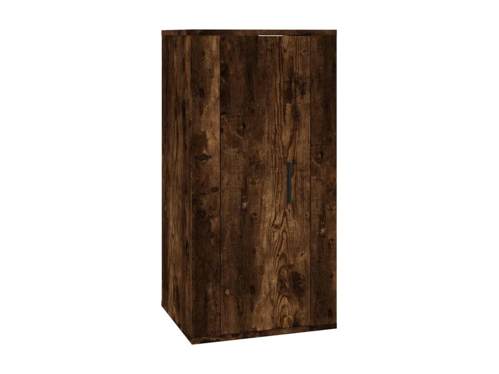 40 x 34 x 80 cm TV Stand Wood Brown