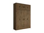 246 x 176 x 53 cm Wardrobe Wood Brown