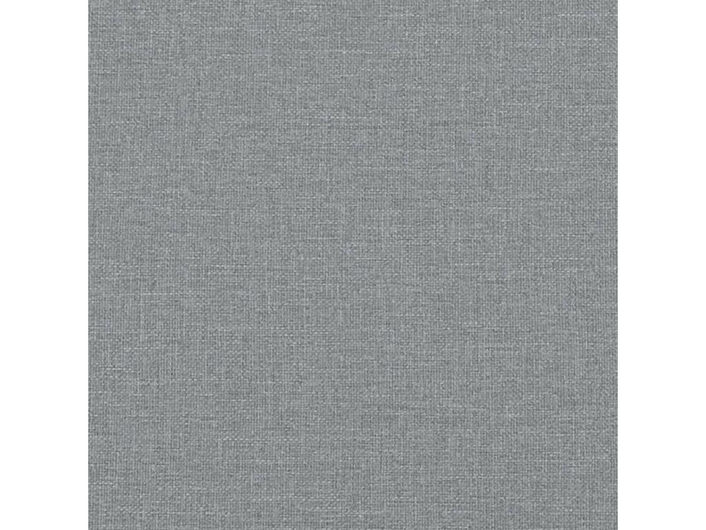 90 x 200 cm Bed Fabric Gray