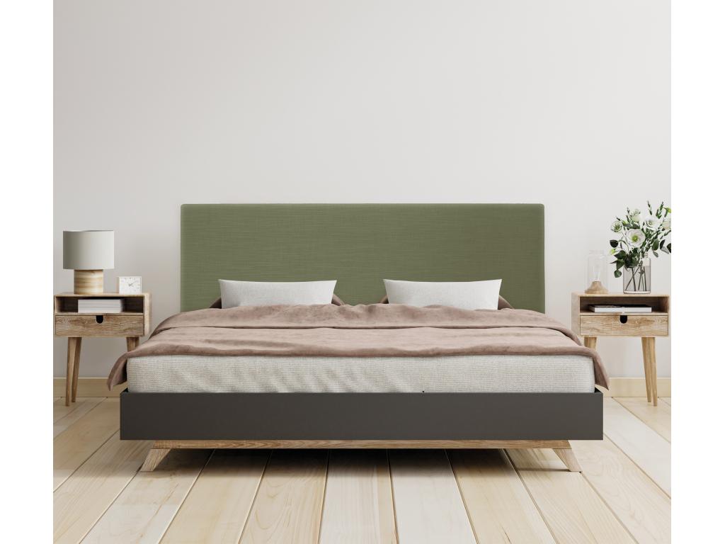 150 x 50 cm Bed Wood Green