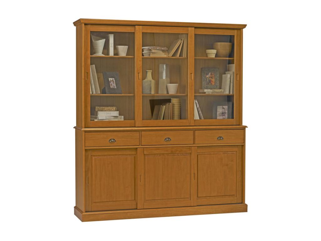 178 x 42 x 199 cm Sideboard Cabinet 6-door Wood Brown