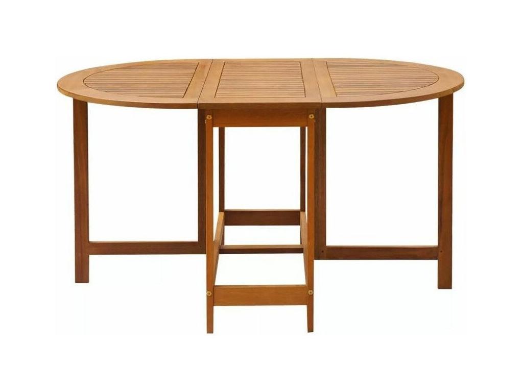 254 x 193 x 60 cm Table Folding Metal Light Natural