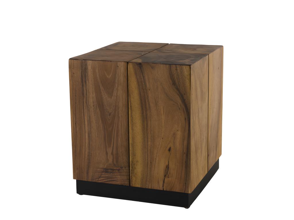 38 x 38 cm Table Wood Brown