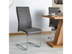 43 x 60 x 98 cm Chair Set of 4 Metal Gray