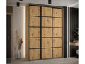 180 x 45 x 235 cm Wardrobe 3-door Wood Light Natural