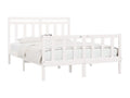 150 x 200 cm Bed Frame without Mattress Wood White