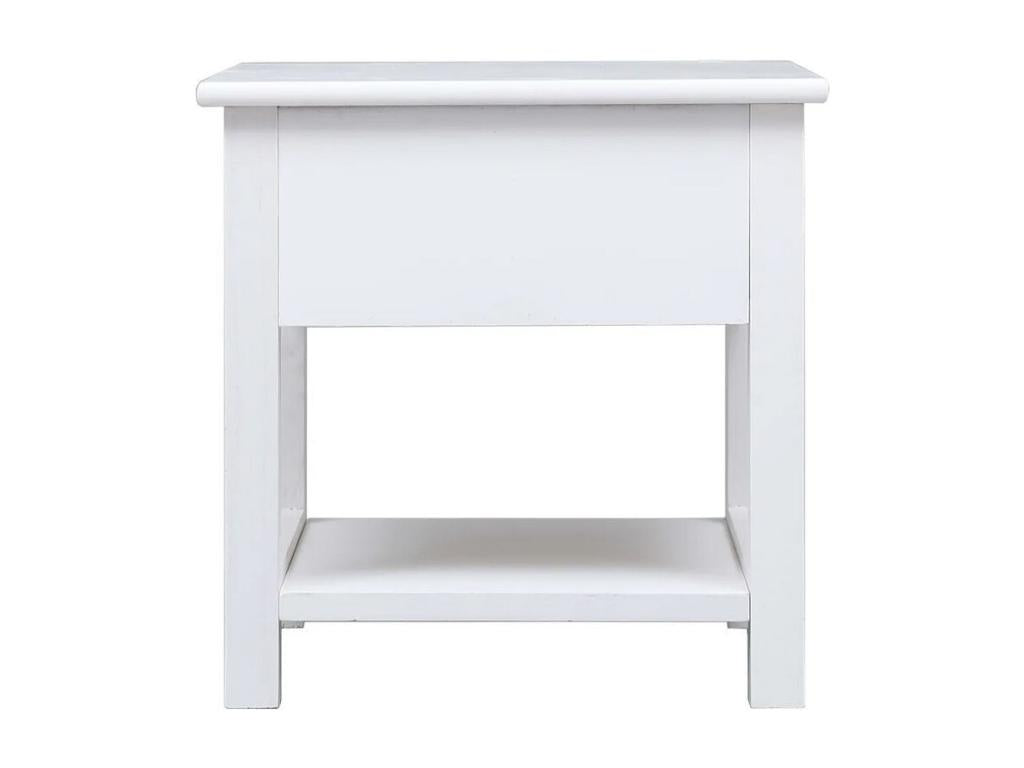 40 x 40 x 40 cm Table Wood White