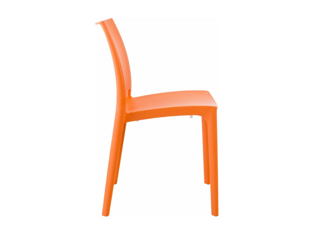 44 x 50 x 81 cm Chair Set of 2 Orange