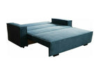85 x 192 x 98 cm Sleeper Sofa Wood Gray