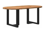 180 x 90 x 74 cm Dining Table Wood Brown