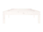 90 x 200 cm Bed Frame Wood White