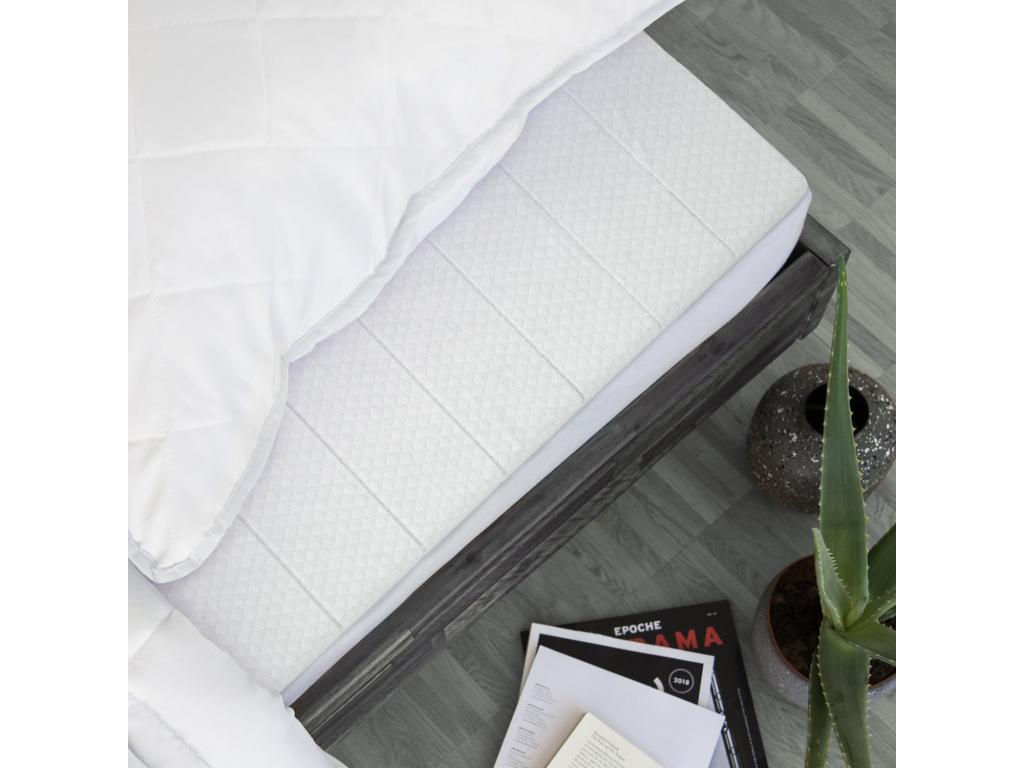 140 x 200 cm Mattress Topper White