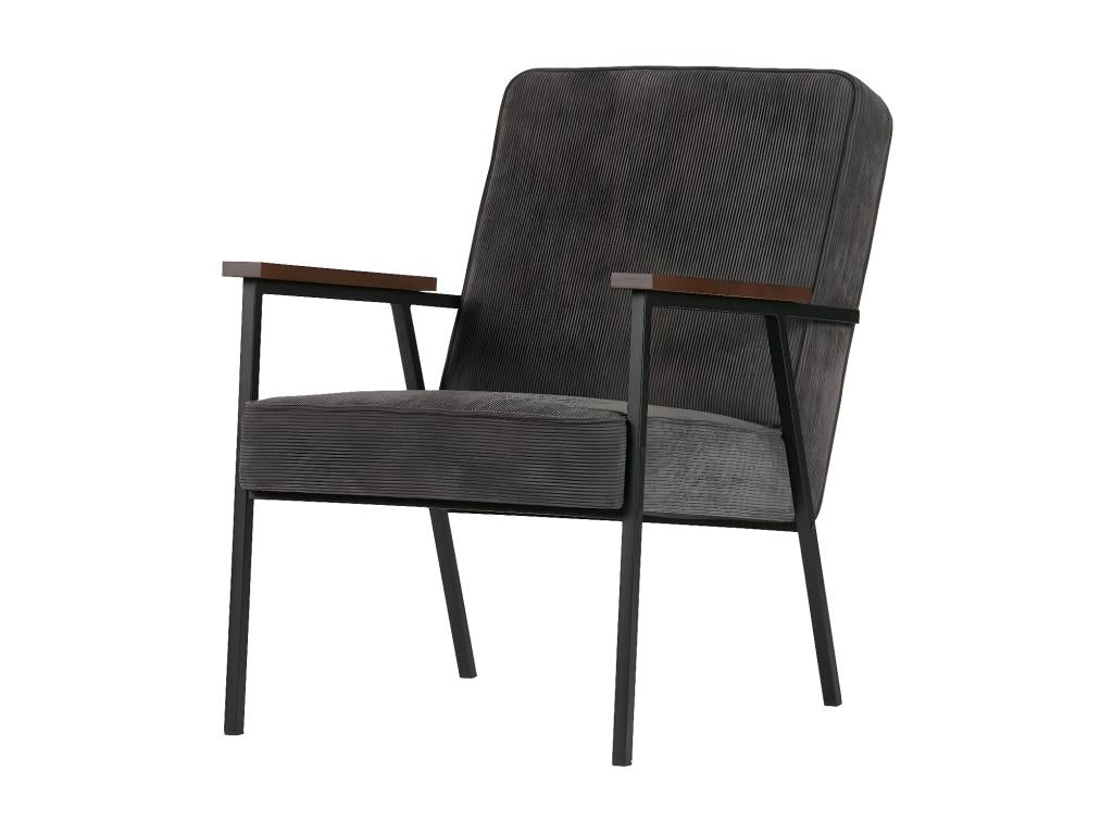 65 x 82 x 87 cm Armchair Velvet Gray