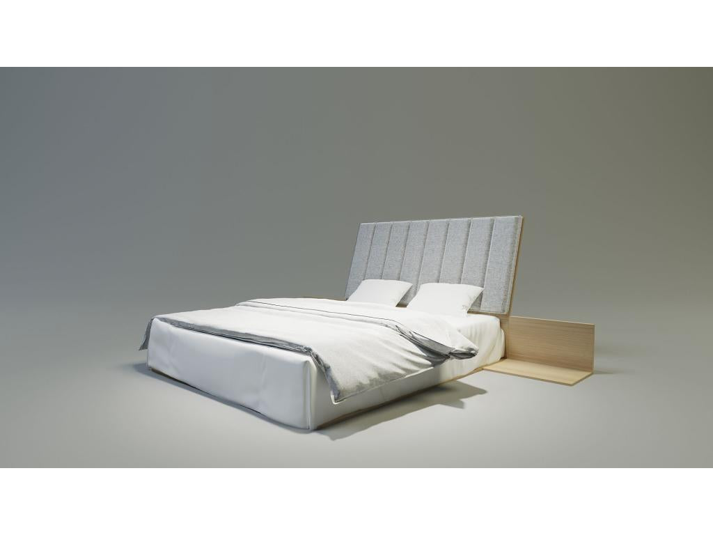 120 x 200 cm Bed Wood Multicolor