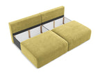102 x 216 x 79 cm Sleeper Sofa Wood Green