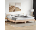 180 x 200 cm Bed Frame Wood Light Natural