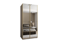 100 x 64 x 245 cm Wardrobe Wood Beige