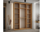 180 x 45 x 235 cm Wardrobe 3-door Wood Light Natural
