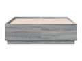 120 x 190 cm Bed Frame Wood Gray