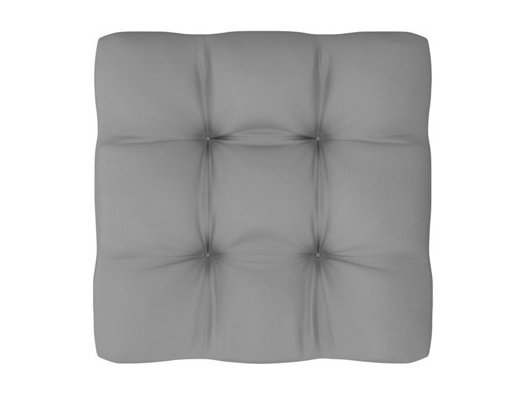 63 x 63 x 62 cm Patio Furniture Set 9-piece Wood Gray