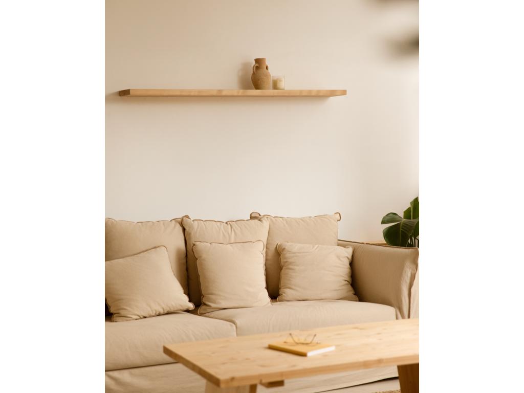 80 x 19 x 3 cm Bookshelf Wood Brown