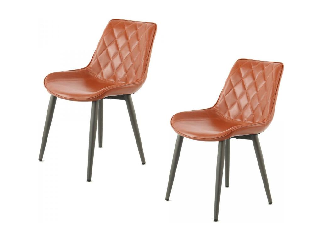 4566 x 2804 x 4088 cm Armchair Set of 2 Velvet Brown